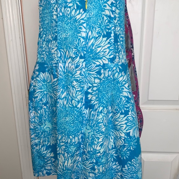 Lilly Pulitzer Jesse  Ariel Blue Lion in The Sun Jesse Romper or skort size 0 - Picture 2 of 4